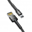 Kabel dwustronny USB do Lightning Baseus Cafule 2m czarny