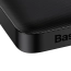 Baseus Bipow powerbank z wyświetlaczem 10000mAh 15W czarny (Overseas Edition) + kabel USB-A - Micro USB 0.25m czarny (PPBD050001)