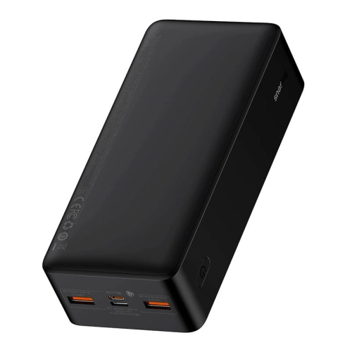 Powerbank Baseus Bipow 30000mAh, 2xUSB, USB-C,  20W czarny