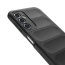 Magic Shield Case etui do Samsung Galaxy A14 elastyczny pancerny pokrowiec burgundowe