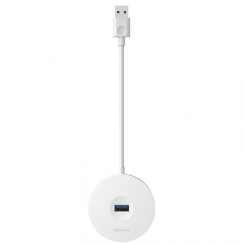 Hub 4w1 USB do USB 3.0 + 3x USB 2.0 Baseus 15cm biały