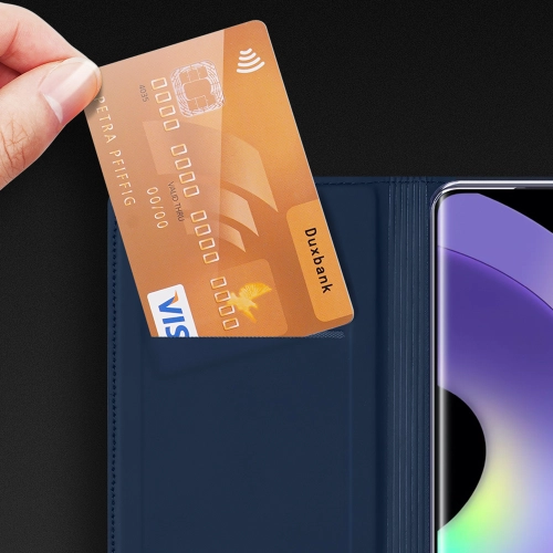 Dux Ducis Skin Pro etui do Samsung Galaxy A54 5G pokrowiec z klapką portfel na kartę podstawka złote