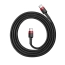 Kabel USB-C do USB-C Baseus Cafule PD 3A 1m czarno-czerwony