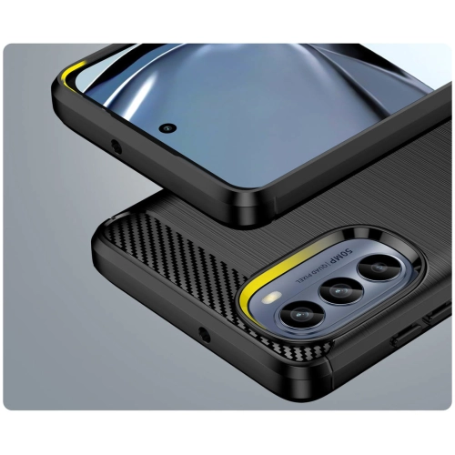 Etui pancerne KARBON Case Motorola Moto G62 5G czarne