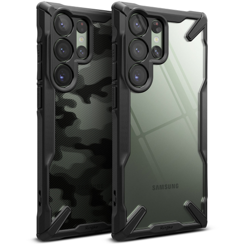 Etui Ringke Fusion X Design do Samsung Galaxy S23 Ultra Camo czarne