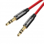 Kabel audio mini jack 3,5mm AUX Baseus Yiven 1,5m czerwony