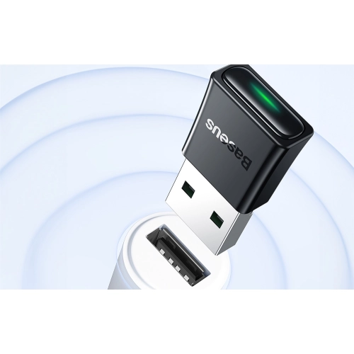 Mini adapter / odbiornik Bluetooth 5.3 USB Baseus BA07 czarny
