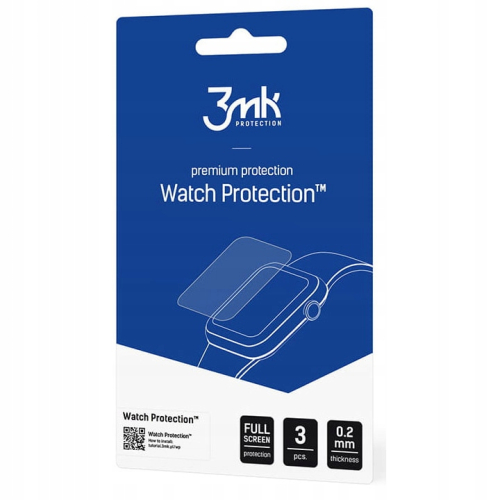 Folia ochronna (3 szt.) 3MK Watch Protection do Amazfit GTS 4 Mini