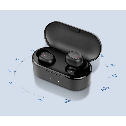 OUTLET Słuchawki bezprzewodowe Bluetooth TWS QCY T2C czarne