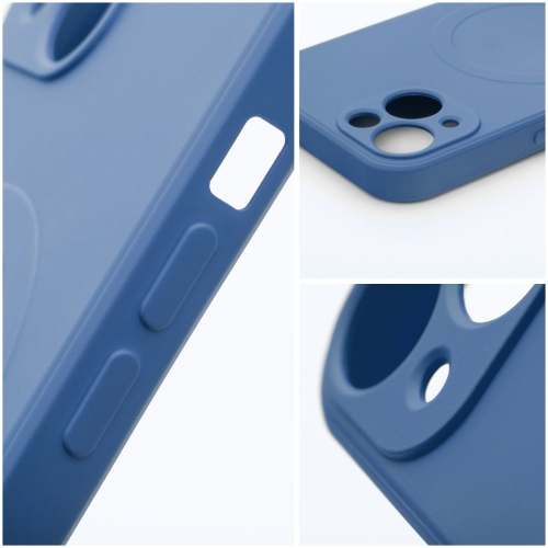 Etui Silicone Mag Cover do iPhone 12 Pro niebieski