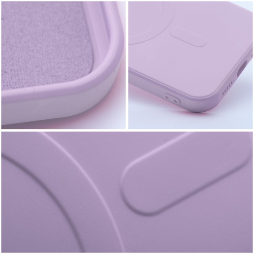 Etui Silicone Mag Cover MagSafe do iPhone 13 Mini różowe