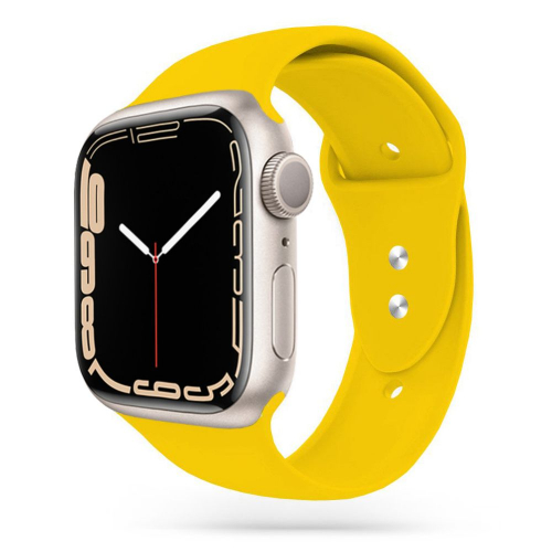 Pasek Iconband do Apple Watch 4 / 5 / 6 / 7 / 8 / SE / Ultra (42 / 44 / 45 / 49mm) żółty