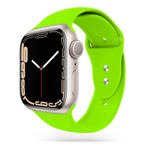 Pasek Iconband do Apple Watch 4 / 5 / 6 / 7 / 8 / SE / Ultra (42 / 44 / 45 / 49mm) limonkowy