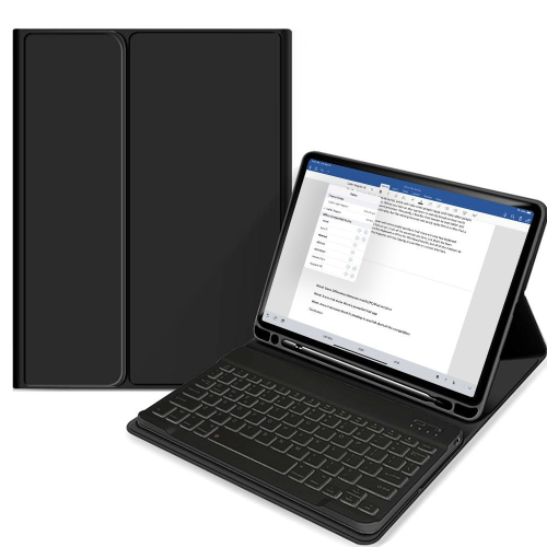 Etui SC Pen z klawiaturą Bluetooth do iPad 10.9 2022 czarne