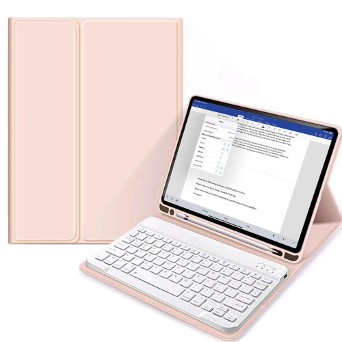 Etui SC Pen z klawiaturą Bluetooth do iPad 10.9 2022 różowe