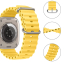 Pasek Iconband Pro do Apple Watch 4 / 5 / 6 / 7 / 8 / SE / Ultra  (42 / 44 / 45 / 49mm) żółty