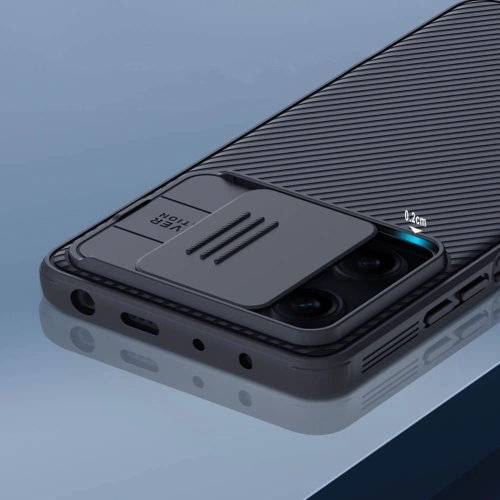 Etui NiLLKiN CamShield Case Pro do Xiaomi Poco X5 / Redmi Note 12 niebieskie
