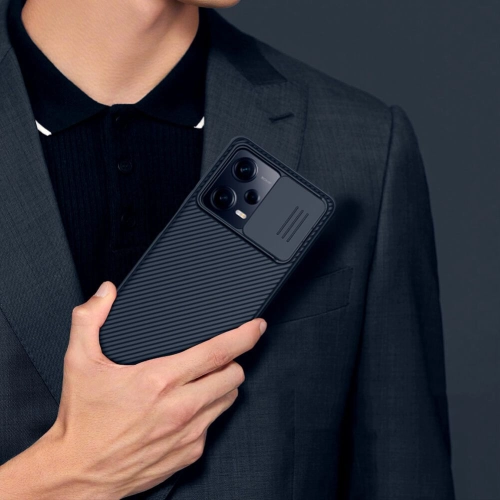 Etui NiLLKiN CamShield Case Pro do Xiaomi Poco X5 / Redmi Note 12 czarne
