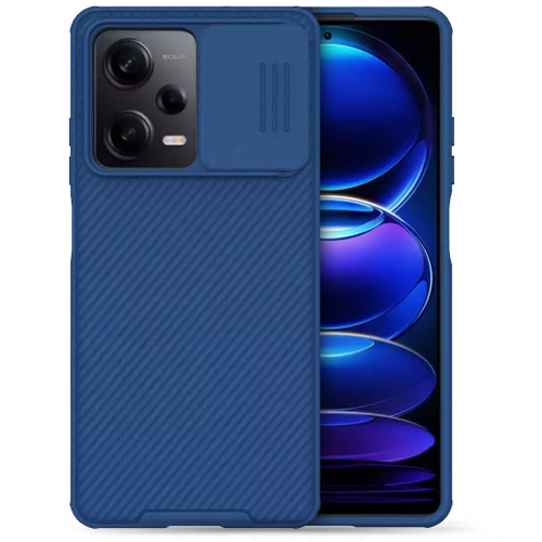 Etui NiLLKiN CamShield Case Pro do Xiaomi Poco X5 Pro / Redmi Note 12 Pro niebieskie