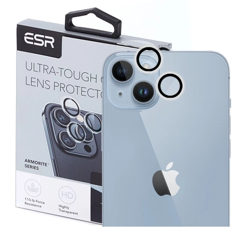 Szkło hartowane na aparat ESR Camera Lens do iPhone 15 / 15 Plus bezbarwne