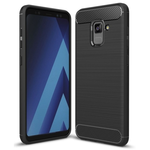 Etui pancerne KARBON do Samsung Galaxy A8 2018 czarne