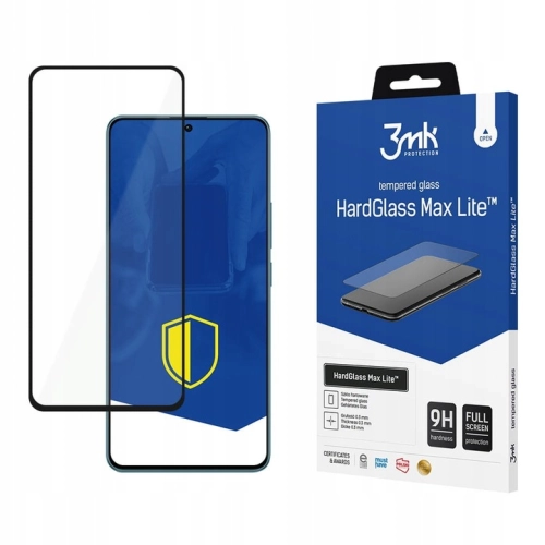Szkło hartowane 3MK HardGlass Max Lite do Xiaomi Redmi Note 13 czarne