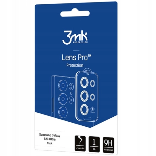 Ochrona na aparat 3MK Lens Protection Pro do Samsung Galaxy S23 Ultra czarna