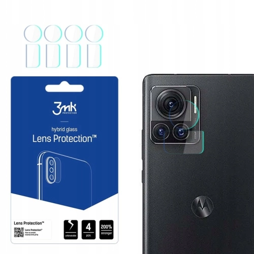Szkło hybrydowe na aparat (4szt) 3MK FG Lens do Motorola Edge 30 Ultra