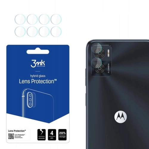 Szkło hybrydowe na aparat (4szt) 3MK FG Lens do Motorola Moto E22