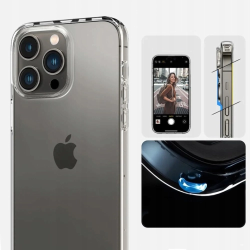 Etui Spigen Liquid Crystal do Apple iPhone 15 Pro bezbarwne