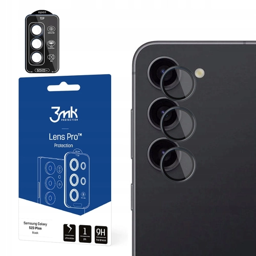 Ochrona na aparat 3MK Lens Protection Pro do Samsung Galaxy S23 Plus czarna
