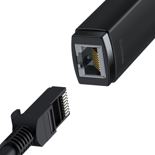 Adapter Ethernet USB-A do RJ45 LAN 1000mbps czarny