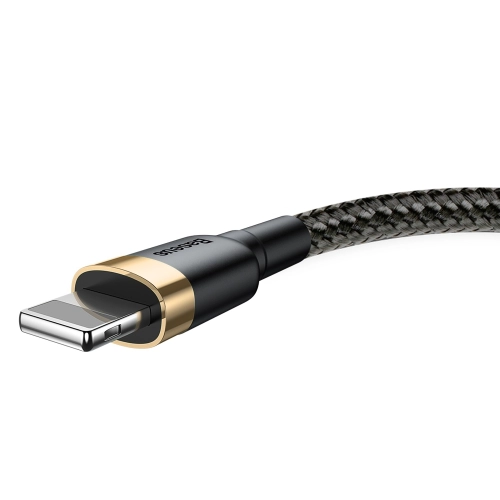 Kabel Baseus USB Lightning do iPhone 2.4A 1m czarno-złoty