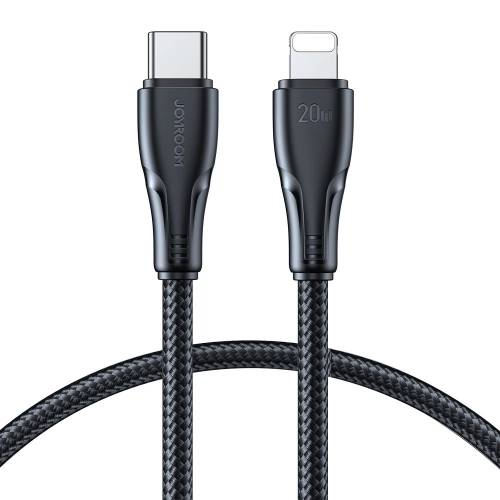 Kabel przewód USB-C - Lightning Joyroom Surpass Series 20W 0,25m czarny