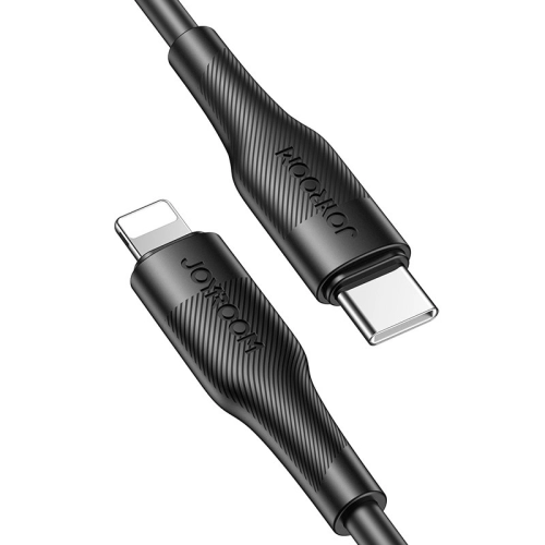 Kabel przewód USB-C - Lightning Joyroom PD 20W 2,4A 0,25m czarny