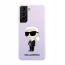 Etui Karl Lagerfeld Silicone Iconic do Samsung Galaxy S23 Ultra purpurowy