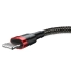Kabel Baseus USB Lightning do iPhone 2.4A 1m czarno-czerwony