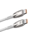 Kabel USB-C do USB-C Baseus Glimmer, PD 100W, 2m biały