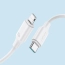 Kabel przewód USB-C - Lightning Joyroom PD 20W 0,25m biały