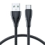 Kabel przewód USB - USB -C Joyroom Surpass Series 3A 0,25m czarny