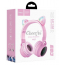 Bezprzewodowe słuchawki Bluetooth 5.0 HOCO W27 Cat Ear różowe