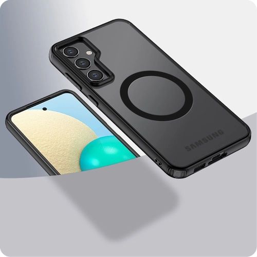 Etui Tech-Protect Magmat MagSafe do Samsung Galaxy A35 5G matowe, czarne