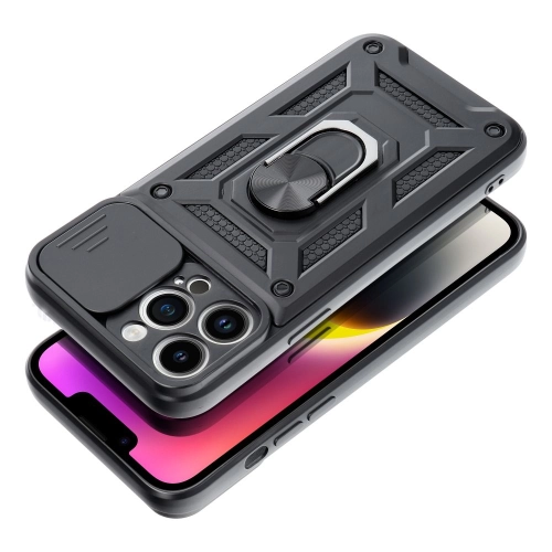 Etui Ring Lens Case do iPhone 12 Pro Max czarne