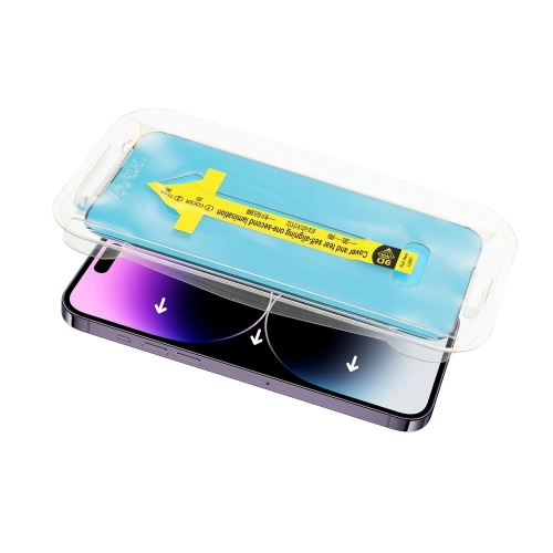 Szkło hartowane 5D Full Glue Tempered Glass do iPhone 12 Pro Max + aplikator