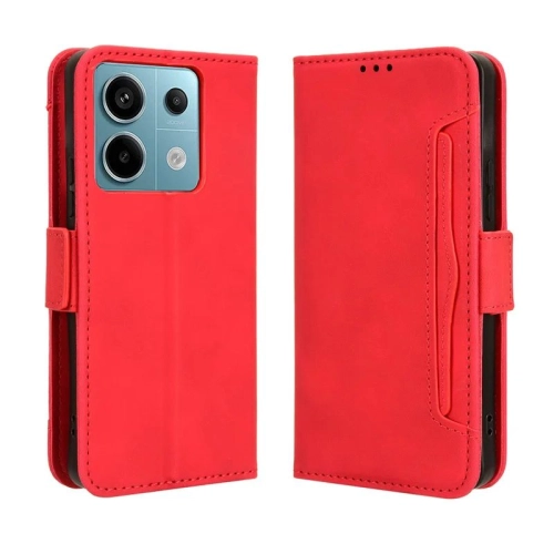 Etui Wallet Card Slot do Xiaomi Redmi Note 13 5G czerwone