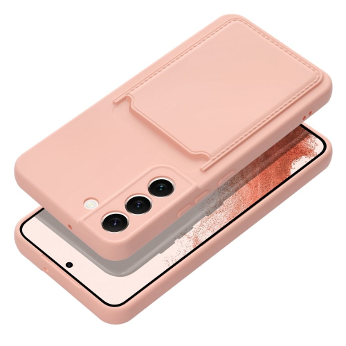 Etui Silicone Card Case do Samsung Galaxy A53 5G różowy