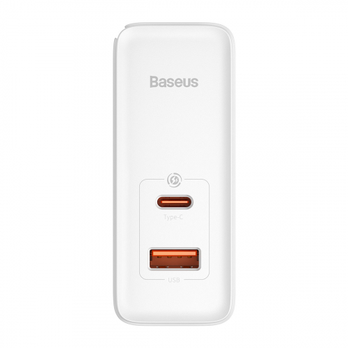 Ładowarka sieciowa Baseus GaN5 Pro USB + USB-C 100W PD3.0, QC4.0+, AFC biała