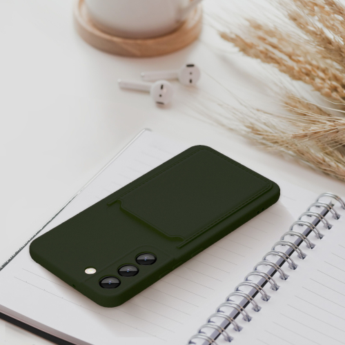 Etui Silicone Card Case do Samsung Galaxy A53 5G zielone