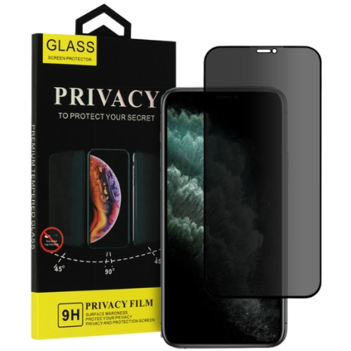 Szkło hartowane, prywatyzujące Privacy Glass do iPhone 11 Pro Max czarne