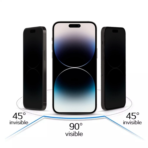 Szkło hartowane, prywatyzujące Privacy Glass do Samsung Galaxy A52 / A52s czarne
